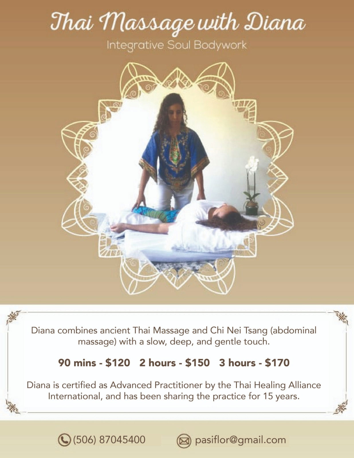 Chirripo Thai Massage with Diana, Costa Rica